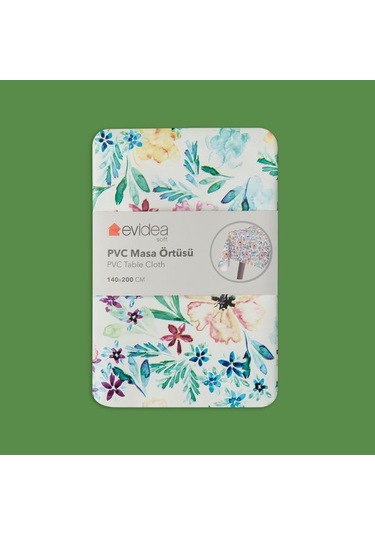 Evidea Soft Flower Pvc Masa Örtüsü - 140x200 Cm Renkli
