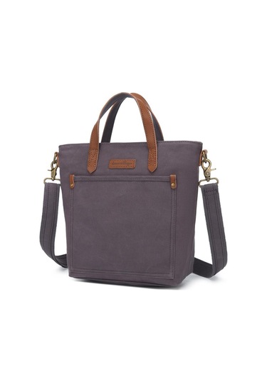 Kanvas Kumaş Kadın Çantası Elden Tutmalı Smart Bags 1328 Kahve