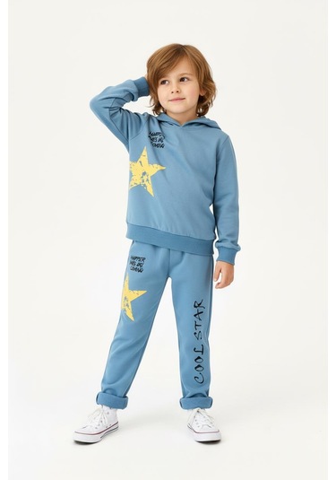 Cool Star Baskılı 2 Li Takım Antrasit