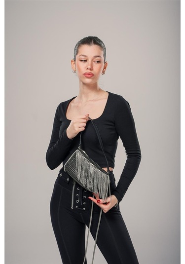 Ççs Kadın 17769 Omuz Askılı El Çantası Siyah