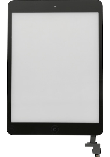 TeknikEvim Apple Uyumlu iPad Mini 1 A1432 Butonlu Dokunmatik Siyah