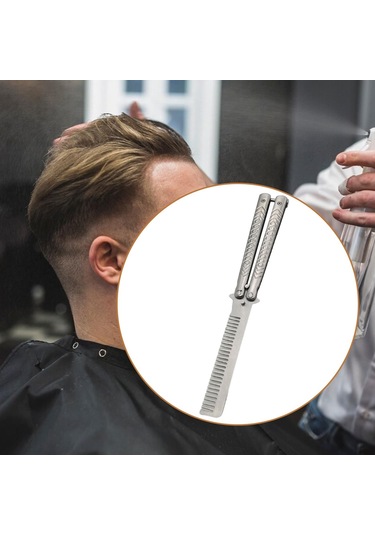 Suntek Kelebek Taraklar Bıyık Metal Katlama Uygulama Argent-b