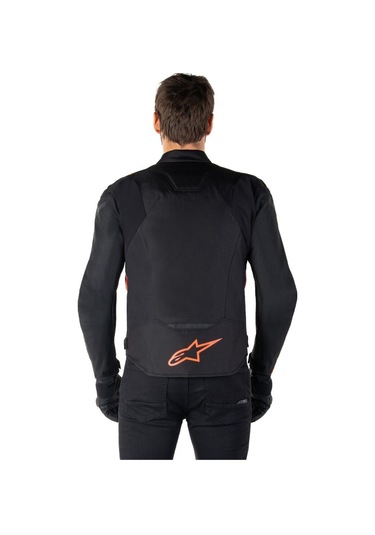 Alpinestars T-jaws V4 Wp Korumalı Motosiklet Montu Siyah Kırmızı