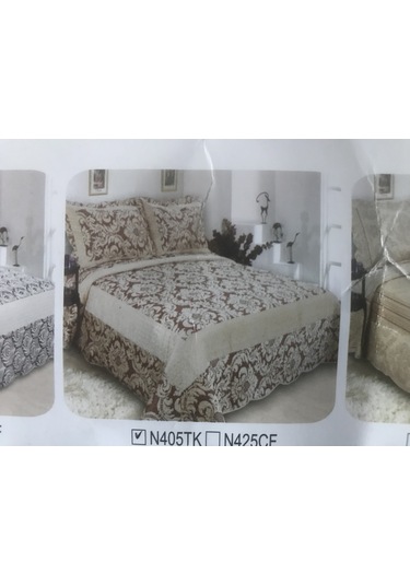 Neva Tek Kişilik Yatak Örtüsü Damask