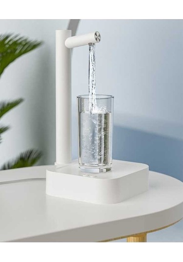 Flybuy Yystore Taşınabilir T336 Su Sebili Pompası Masaüstü Elektrikli Akıllı Xp Beyaz