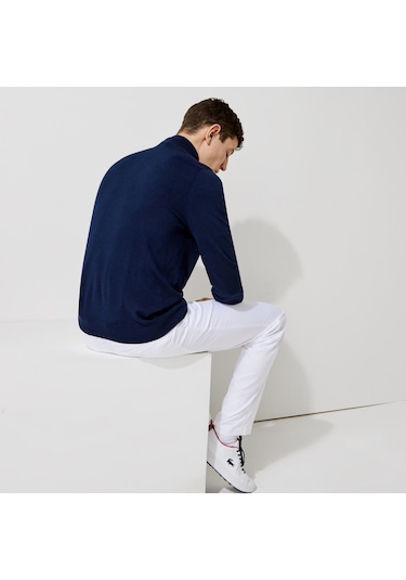 Lacoste Erkek Sweatshırt Ah4789-00-166 Lacivert