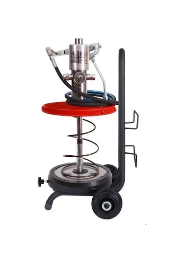 Ckm A262 Havalı Gres Pompa Teneke Tipi Taşıma Arabalı 16 KG