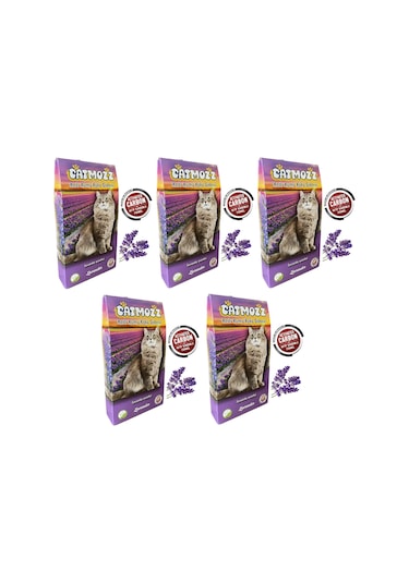 Catmozz Lavander Lavantalı Kedi Kumu Koku Giderici 5 x 30 G