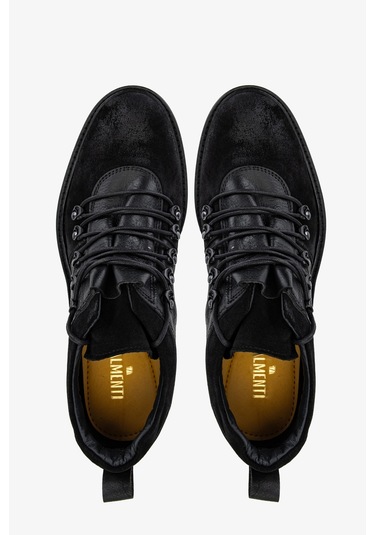 Valmenti Erkek Hakiki Deri Siyah Casual Bot 1158 4901 Erk Ayk Sk25-26 Nero Siyah