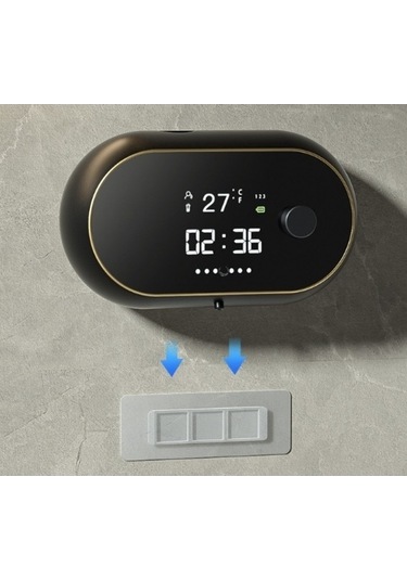 Wondernest Yıkama Siyah Sensörlü Otomatik Makinesi, Lichen Köpüklü Akıllı El Bq - Pratik Ve Verimli Temizlik Siyah