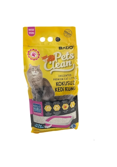 Pets Clean Kedi Kumu Naturel Kokusuz 5 Lt