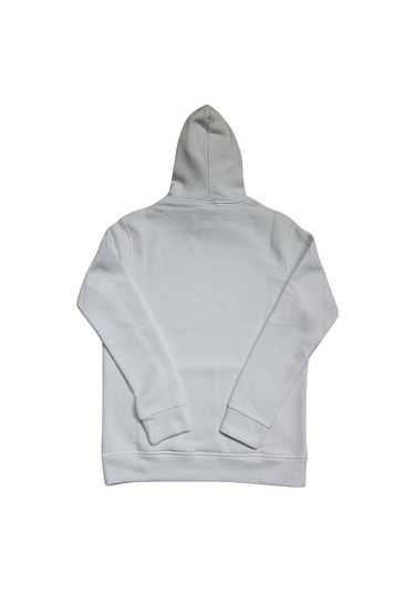 Fuba Kapşonlu Sweat Enjoy Beyaz Beyaz