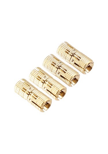 Springsun Tam Bakır Bir Çizgi Manca - 4 Adet Paket 8mm, 180 Açılım, 10kg Yük Kapasitesi, Jya01599 İle Paket Diğer