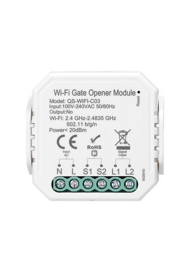 Pazly Jms Tuya Wifi Garaj Kapısı Açıcı Denetleyicisi, Cep Telefonu Alexa İle Uyumlu Uzaktan App Kontrolü