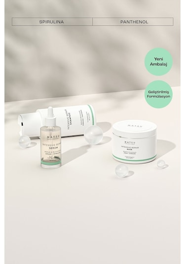 Matsu Intensive Repair Yıpranmış Saçlar İçin Yoğun Bakım Maskesi 350 ML