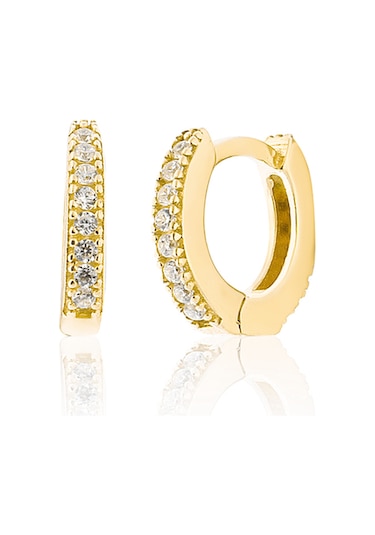 Zanaatsilver 925 Ayar Gümüş 10 MM Halka 1 - 3 Yaş Arası Bebek Küpesi