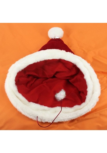 Suntek Pet Kedi Yılbaşı Şapka Şekli Yatak Kış Yavru Için
