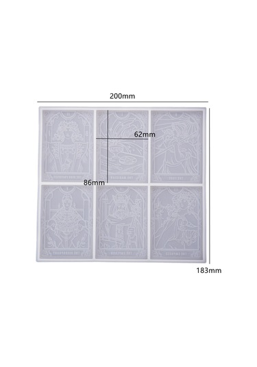 Suntek Tarot Kartları Reçine Kalıpları 22 Farklı Büyük