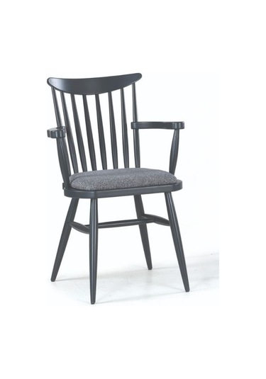 Cotswold Ahşap Kolçaklı Sandalye Ceviz - Kahverengi