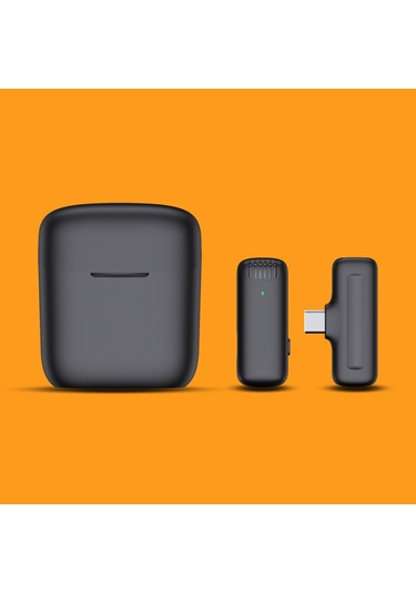 Skycıty Kablosuz Kelepçe Mikrofon, Uzun Süreli Pil Ömrü, Akıllı Gürültü Engelleme