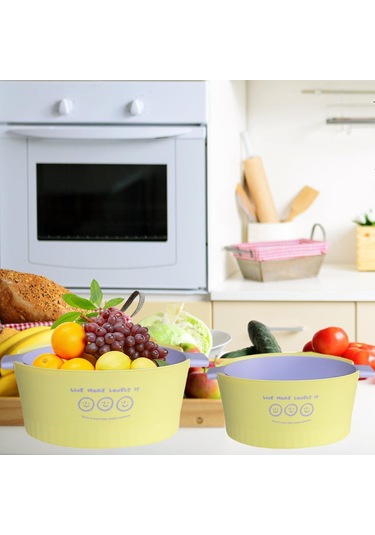 Suntek Çift Katmanlı Drenaj Sepeti Sebze Karıştırma Için