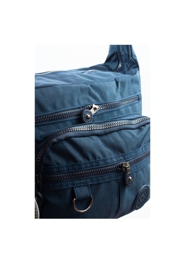 Krinkıl / Klinkır Su Geçirmez Kumaş Çok Gözlü Çapraz Kol Ve Omuz Postacı Çantası Lacivert 9507 Lacivert