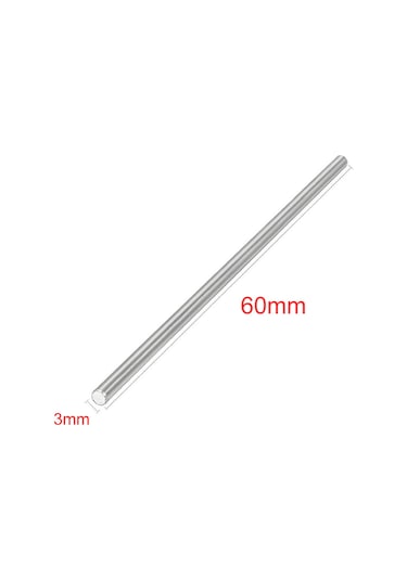 3Mm X 60Mm Metal Mil Çelik Çubuk Aks Oyuncak Rc Araba Robot