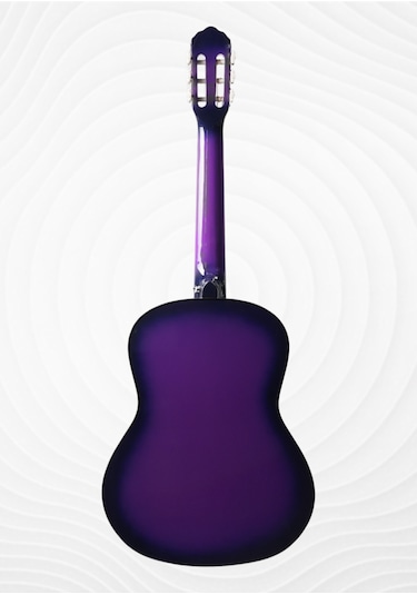 Cg-3902prs Klasik Gitar 4/4 Yetişkin Boy Sap Ayarlı Full Set Mor