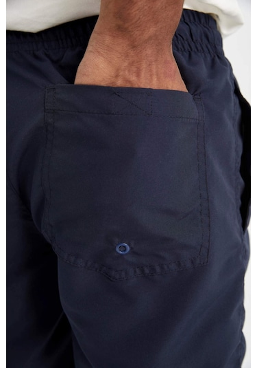 DeFacto File Astarlı Kısa Boy Deniz Şortu N0132AZ24HSIN75