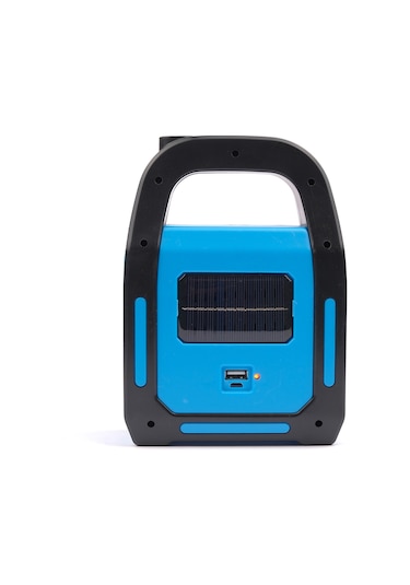 Hb-9707a-1 3 Kademeli Usb Çıkışlı Şarjlı Mavi Solar Lamba