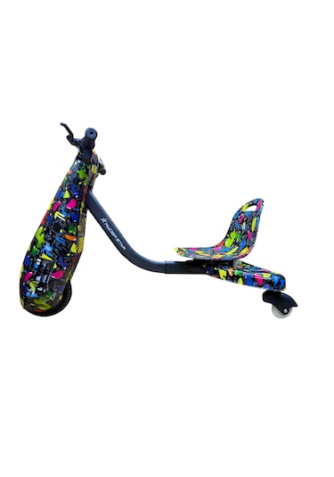 Drift Car Elektrikli Kaykay Drift Scooter Bluetooth Hoparlörlü RS-R1 Colors Numbers Grafiti