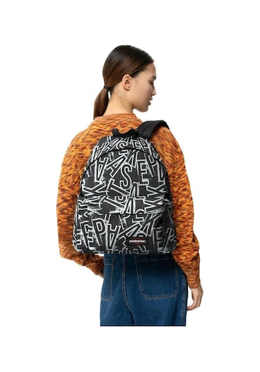 Eastpak Sırt Çantası Day Pak'r Laptop Gözlü Ep Letters Black 2o0 Siyah - Beyaz
