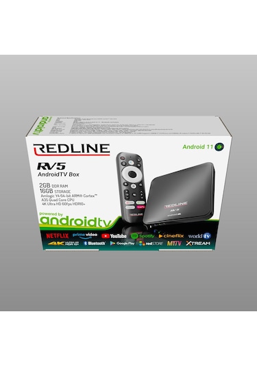 Redline RV5 16 GB Lisanslı Android 11 TV Box