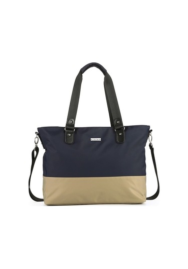 Novahub Moveevo Insular Tote Omuz Askılı Anne & Bebek Çantası - Bez Pedi +2 Aksesuar Dahil Mavi