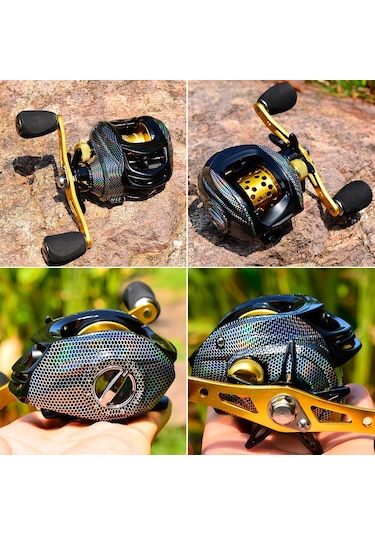 Proberos Metal Damla Tekerleği 18+1 Eksen Cazibesi Balık Olta Makinesi, Stil: Dw132pr Sağ El