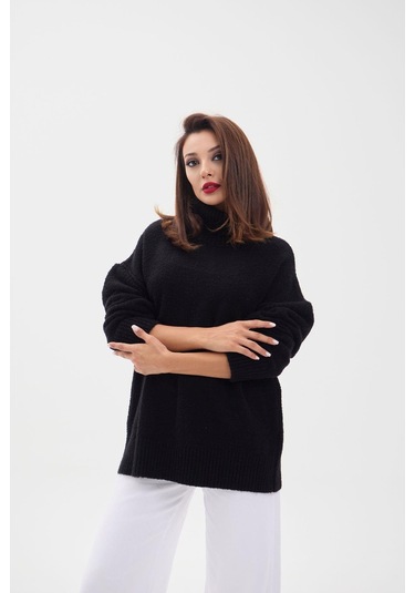 43151 Triko Balıkçı Salaş Kazak-siyah S