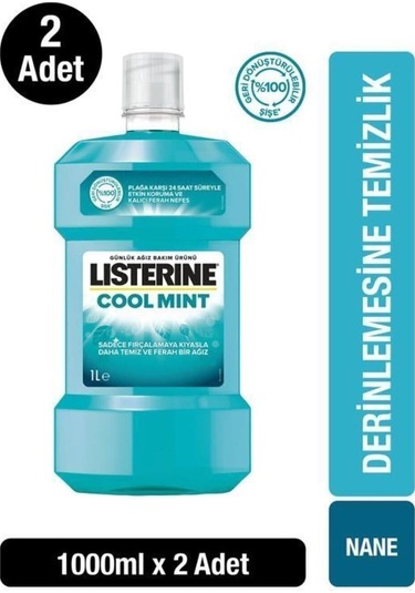 Listerine Coolmint 1 L X 2 Adet