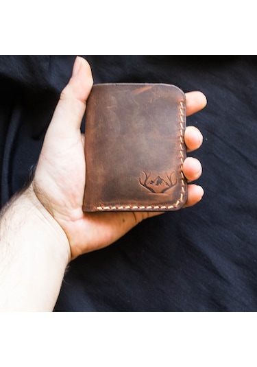 Craft And Luna El Yapımı Hakiki Deri Cüzdan Era Taba