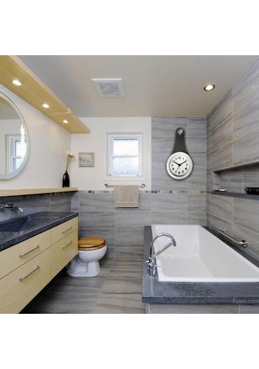 Suntek Sessiz Süpürme Hareketli Suya Dayanıklı Banyo Gri