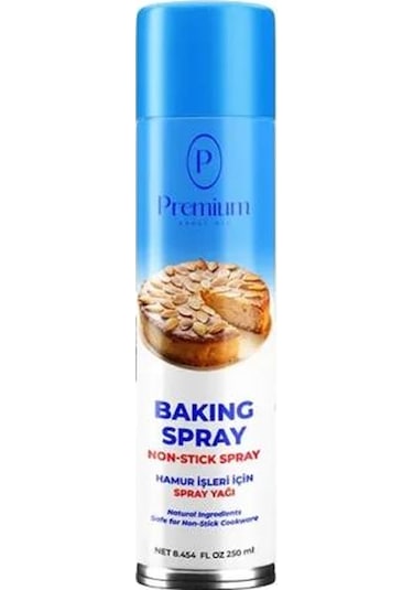 Premium Baking Spray, Hamur İşleri İçin Sprey Yağı 250 Ml