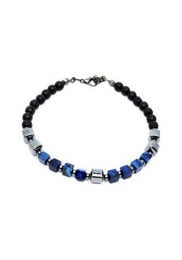 Omark Cotton Boncuk Bileklik No11 Mavi