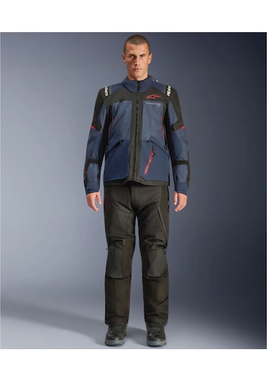 Alpinestars Andes V4 Korumalı Motosiklet Montu Mavi Siyah