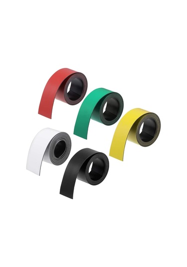 2 Metre Yazılabilir Şerit Mıknatıs Magnet Beyaz- 20 Mm Genişlik