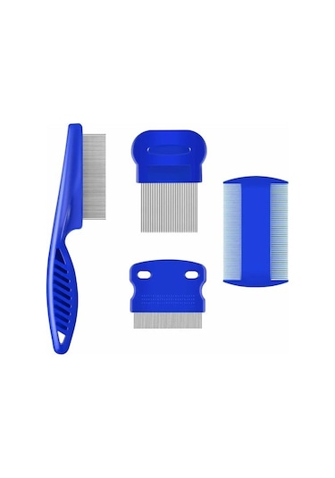 Venturemart 4 Adet Yüksek Mukavemetli Dişli Evcil Hayvan Tarak Seti - Pire Ve Yırtıltı Kaldırıcı Tarayıcı