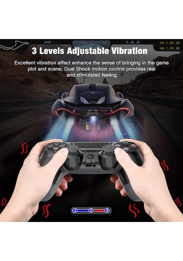 Zinetech PS4 Playstation4 Kablosuz Oyun Kolu Gamepad Joystick V2