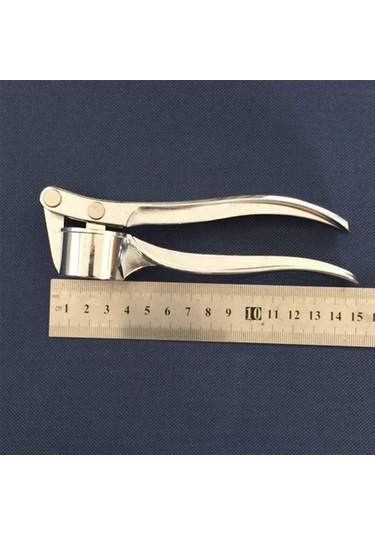 Sarımsak Pres Çinko Alaşım Kıyma Zencefil Ezici Sarımsak Gümüş Gümüş