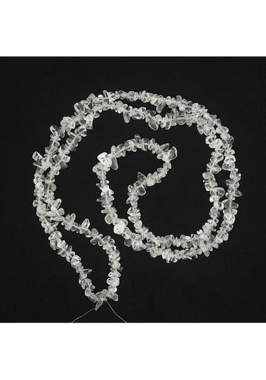 Kristal Kuvars Kırıktaş Dizi -80  Cm Sarı