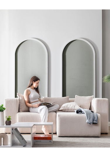 Katt Modüler Ekstra Rahat İskeletli 2 Li Koltuk 10 Renk Krem