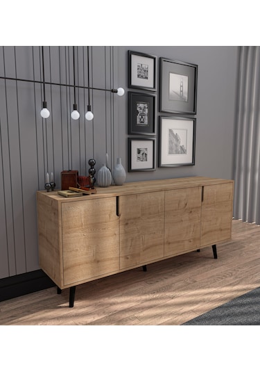Latina Modern Konsol 180 Cm Safir Meşe