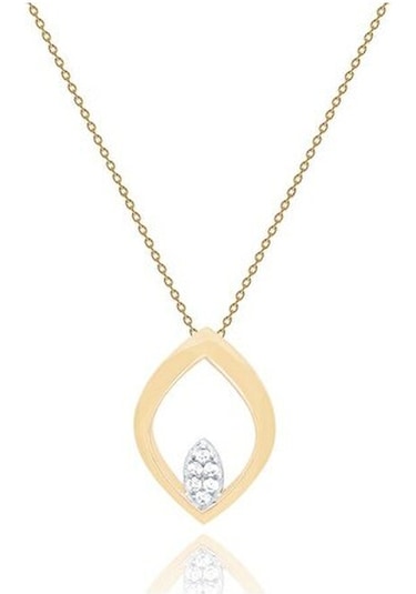 Tektaş - Sarı Altın 14 Ayar Trend Kolye N11.45931